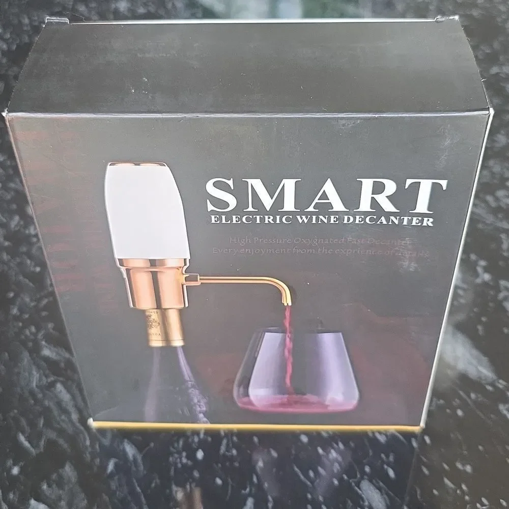 ELECTRIC WINE AERATOR DECANTER POURER AUTOMATIC DISPENSER with USB RECHARGEABLE